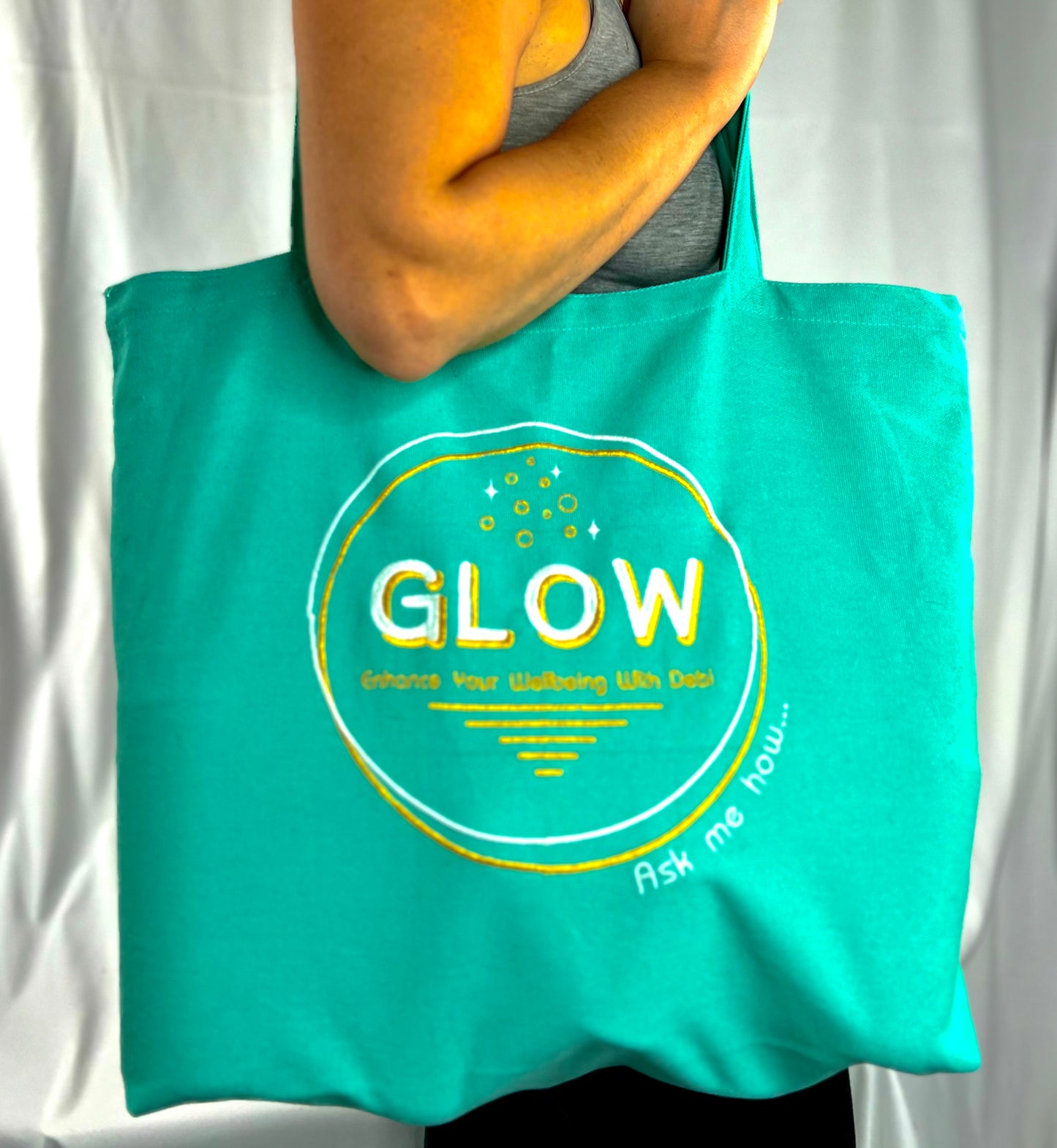 GLOW Tote Bag – Tranont Inspired Health Consultant Swag