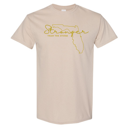 Stronger Than The Storm FL Outline Tee