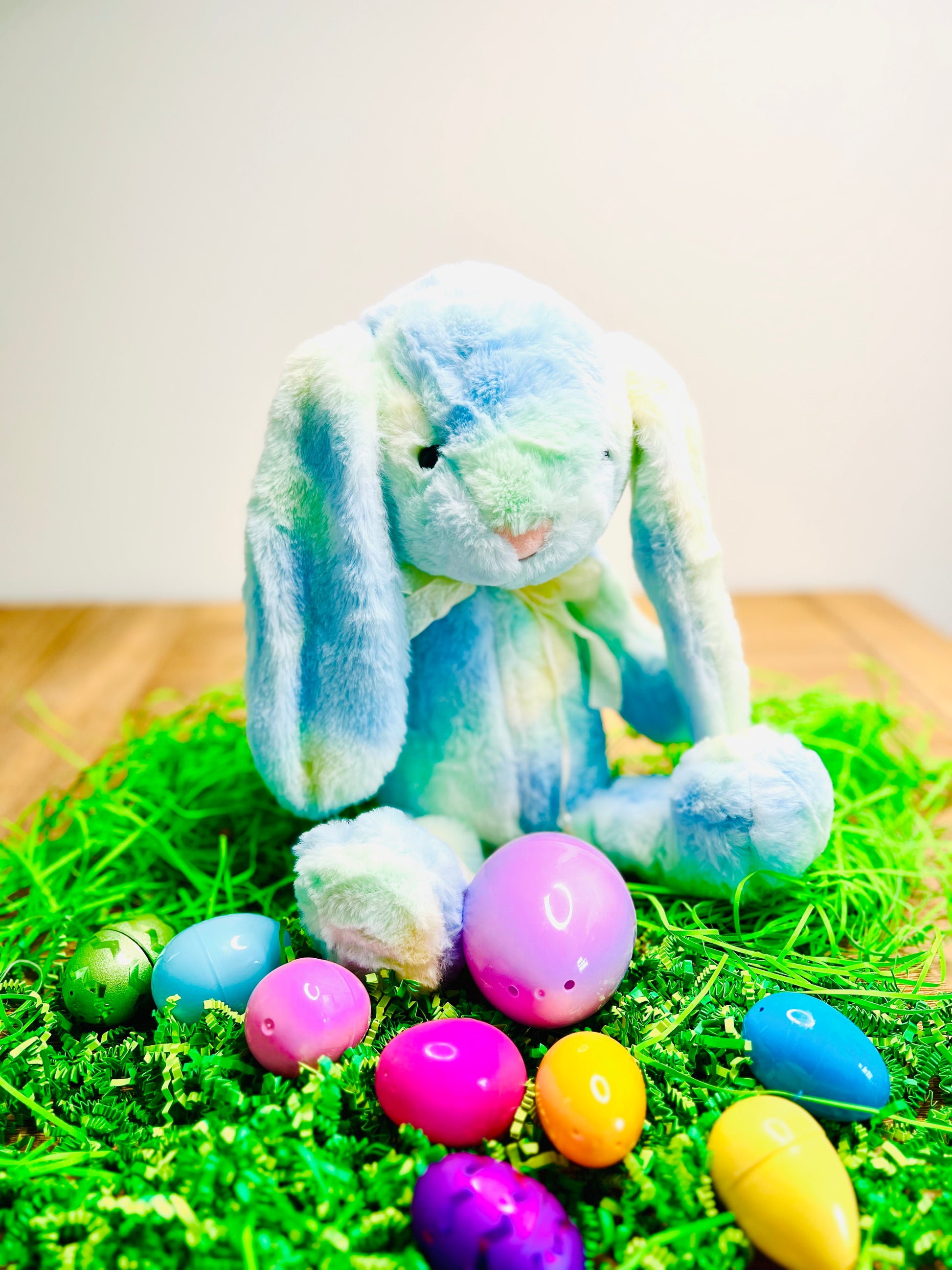 Embroidered Easter Bunny Plush with Custom Name on Ear