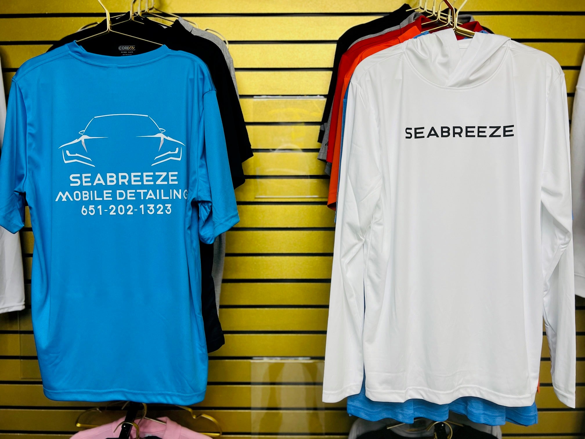 printed hooded dri fit tees 