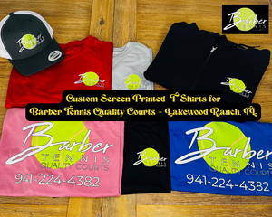 custom screen printed tshirts for businesses lakewoord ranch, fl