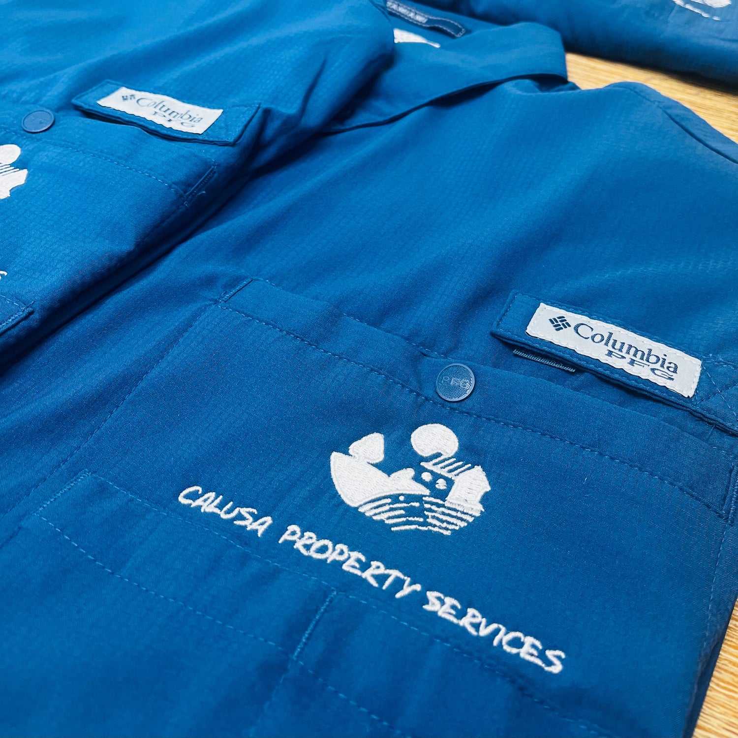 embroidered work shirts